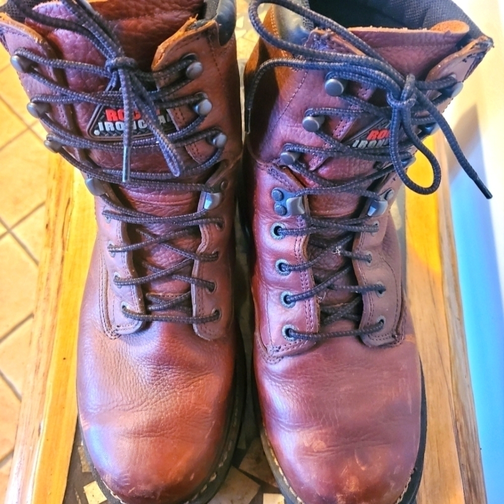 Rocky Bridle Brown Waterproof‎ Lace-up Sz. 9.5 Boots